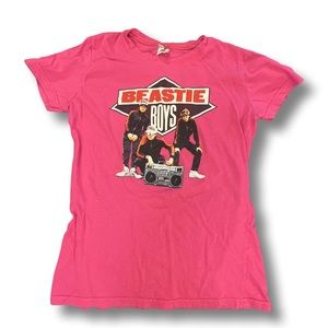Beastie Boys Band Fitted Tee Size Small